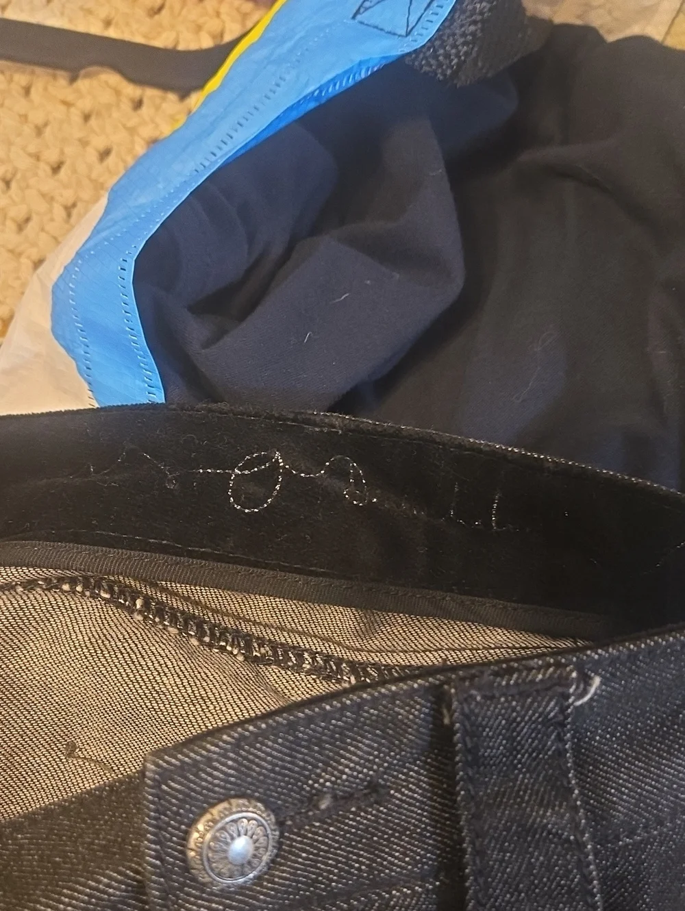 Express Denim Laboratory Y2k Black Skinny Ultra Low Rise Jeans with Lace Up Back